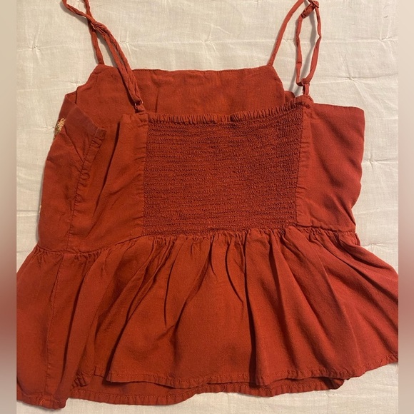 Embroidered Rust Top - Picture 4 of 4